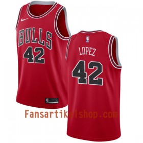 NBA Chicago Bulls Trikot Robin Lopez 42 Nike 2017-18 Rot Swingman - Herren